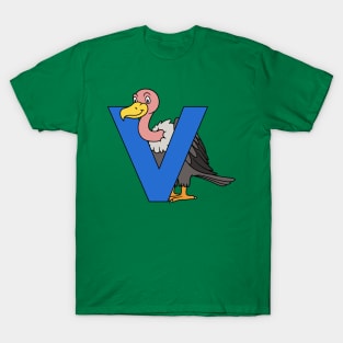 Letter V with Vulture T-Shirt